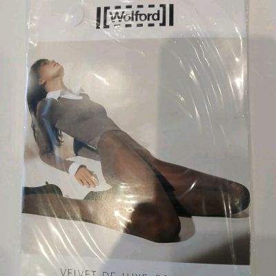 Wolford Velvet De Luxe 50 Opaque Tights  Sz Small  Coca